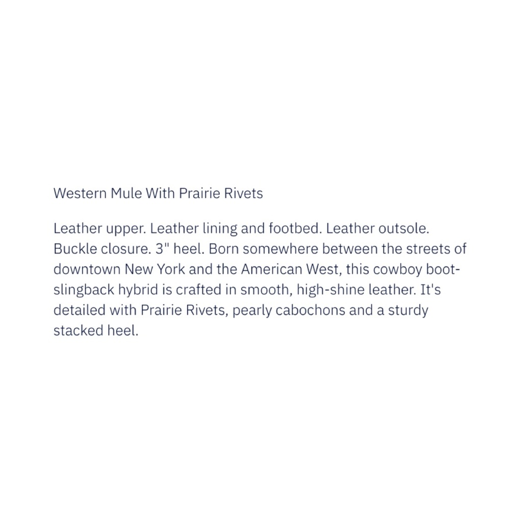 Coach Western Mules with Prairie Rivets - Picture 3 of 11